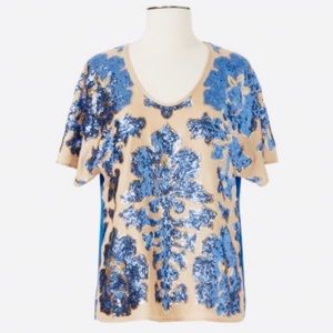 Tracey Reese Sequined Top M